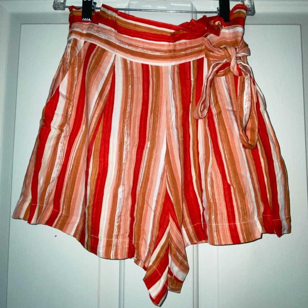 forever 21 striped summer shorts size s